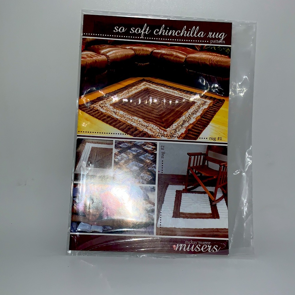 McKay Manor Musers , So Soft Chinchilla Rug pattern . Sewing pattern for Minky